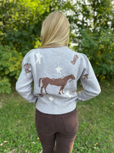 Load image into Gallery viewer, Stars and Boots Knit Cardigan