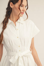 Load image into Gallery viewer, Pintuck Waistline Detail Dress