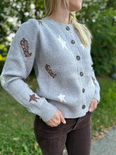 Load image into Gallery viewer, Stars and Boots Knit Cardigan