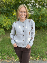Load image into Gallery viewer, Stars and Boots Knit Cardigan