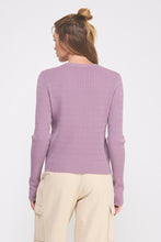 Load image into Gallery viewer, Orchid Tight Cable Knit Sweater