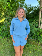 Load image into Gallery viewer, Laguna Scuba Half Zip Pullover & Shorts Set