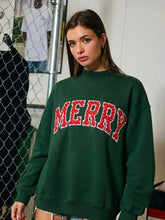 Load image into Gallery viewer, Merry Polka Dot Embroidered Mock Neck