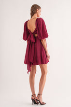 Load image into Gallery viewer, Courtney Puff Sleeve Mini Dress
