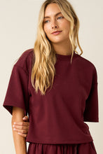 Load image into Gallery viewer, Boxy Crew Neck Short Sleeve Top & Pants Set