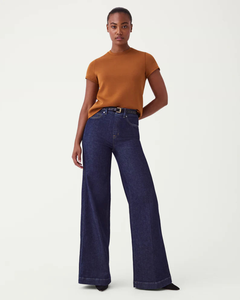 SPANX Wide Leg Jeans Raw Indigo – The Lovely Fig