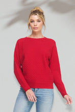Load image into Gallery viewer, Herringbone Dolman Sweater