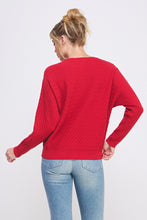 Load image into Gallery viewer, Herringbone Dolman Sweater