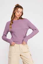 Load image into Gallery viewer, Orchid Tight Cable Knit Sweater