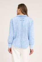 Load image into Gallery viewer, Washed Collared Long Sleeve Knit Top