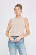 Load image into Gallery viewer, Shimmer Crochet Knit Tank
