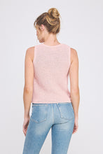 Load image into Gallery viewer, Shimmer Crochet Knit Tank