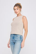 Load image into Gallery viewer, Shimmer Crochet Knit Tank