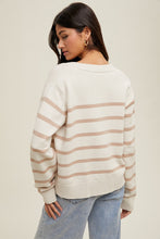 Load image into Gallery viewer, Striped Cami and Cardigan Set
