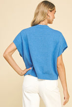 Load image into Gallery viewer, V Neck Cap Sleeve Sweater