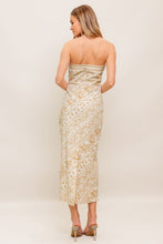 Load image into Gallery viewer, Ivory Strapless Midi Dress