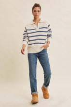 Load image into Gallery viewer, Cozy Classic Stripe Poly Wool Sweater