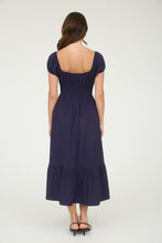 Load image into Gallery viewer, Scoop Neck Button Down Short Sleeve Dress