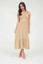 Load image into Gallery viewer, Scoop Neck Button Down Short Sleeve Dress