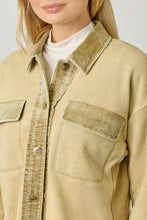 Load image into Gallery viewer, Washed Terry Cropped Jacket