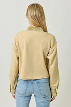 Load image into Gallery viewer, Washed Terry Cropped Jacket