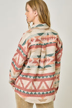 Load image into Gallery viewer, Aztec Print Shacket