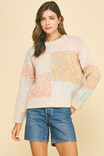 Load image into Gallery viewer, Colorblock Crew Sweater