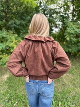 Load image into Gallery viewer, Faux Suede Zip Up Jacket