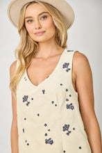 Load image into Gallery viewer, Embroidered Wash Shift Dress