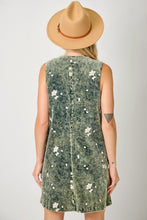 Load image into Gallery viewer, Embroidered Wash Shift Dress