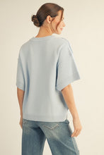 Load image into Gallery viewer, Raw Edge Accent Comfy Sweater Top