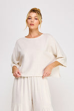 Load image into Gallery viewer, Soft Linen Flowy Dolman Elbow Top