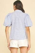 Load image into Gallery viewer, Floral Plaid Blouse Top