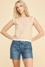 Load image into Gallery viewer, Double Layered Sleeveless Knit Top