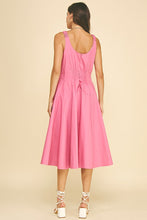 Load image into Gallery viewer, Fitted Bodice Flared Midi Dress
