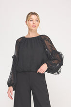 Load image into Gallery viewer, Dreamy Textured & Embroidered Woven Blouse