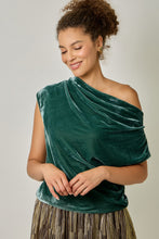 Load image into Gallery viewer, Velvet Cowl Neck Top