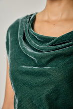Load image into Gallery viewer, Velvet Cowl Neck Top
