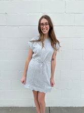 Load image into Gallery viewer, Scallop Hem Drawstring Luxe Knit Dress
