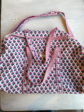 Load image into Gallery viewer, Large Quilted Duffle Bag