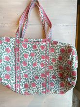 Load image into Gallery viewer, Large Quilted Duffle Bag