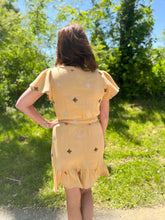 Load image into Gallery viewer, Custard Embroidery Gauze Dress