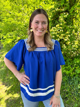 Load image into Gallery viewer, Game Day Flare Short Sleeve Top