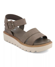 Load image into Gallery viewer, Jovie Khaki Suede Sandals