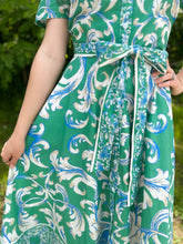 Load image into Gallery viewer, Summer Bouquet Woven Midi Dress