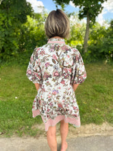 Load image into Gallery viewer, Sage Floral Puff Sleeve Dress