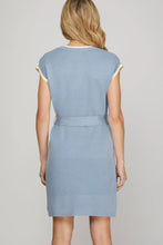 Load image into Gallery viewer, Sleeveless Drop Shoulder Sweater Dress