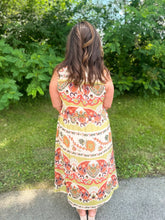 Load image into Gallery viewer, Border Print Midi Dress