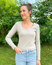 Load image into Gallery viewer, Sirena Rib Long Sleeve Tee