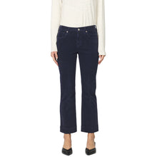 Load image into Gallery viewer, Jeanne High Rise Cropped Flare Jeans - Black Iris